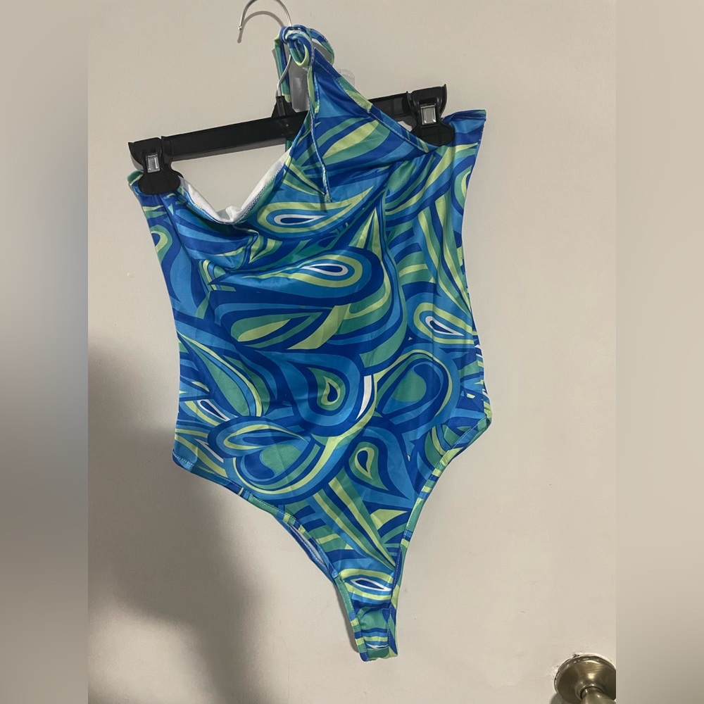Blue body suit size medium